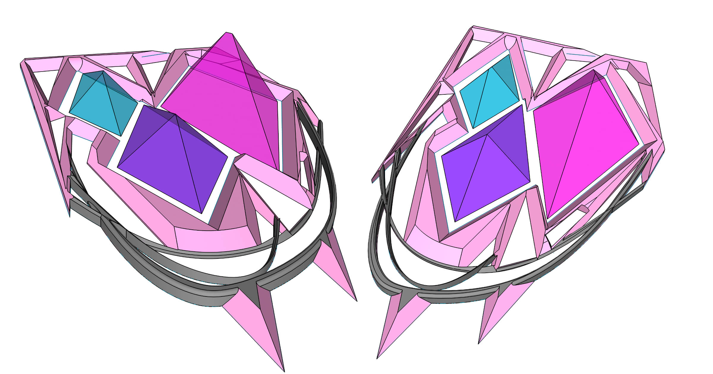 CAD art design on iPad